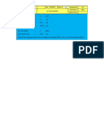 Car Park Ventilation Calculation Sheet