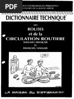 Dictionnaire Technique Des Routes (Français A Anglais)