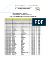 Liste IEPS Entrainement Sportif Des Lite