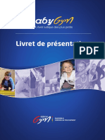 Livret de Presentation Baby Gym