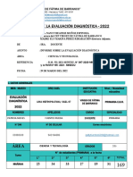 Informe de La Evaluación Diagnóstica 2022 Ciencia y Tec.