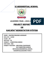 6475 - Railway Reservation System