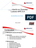 Capacitacion en Zarandas Ludowici