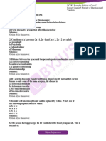 Option (B) Is The Answer.: NCERT Exemplar Solution of Class 12 Biology Chapter 5 Principle of Inheritance and Variation