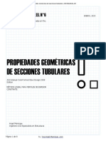 COLD-ForMED STEEL N6. Propiedades Mecánicas de Secciones Tubulares. AISI MANUAL-08