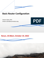 Basic Router Configuration