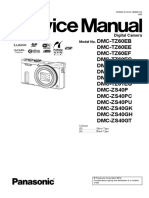 Panasonic Dmc-tz60 Dmc-tz61 Dmc-zs40 SM