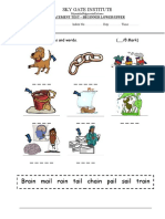 Placement Test Beginner Upper - Lower