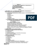 Tema 6 Corrientes Pedagogicas y Psicologicas