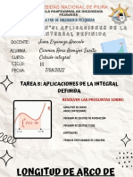 Tarea N°5 Aplicaciones de La Integral Definida