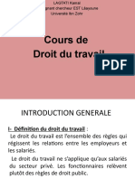 Cours de Droit Du Travail