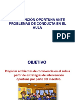 Intervención en Problemas de Conducta