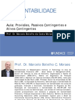 MBA Cont IFRS - Provisões Passivos Contingentes e Ativos Contingentes - Marcelo Botelho