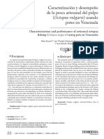 02 Caracterizacion y Desempeno de La Pesca Artesanal Del Pulpo Usando Potes en Venezuela