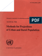 Manual For Urban and Rural Projection