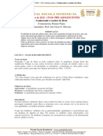 Esboço Da Lição 3 As Qualidades de Deus Pré Adolescentes Profº Jair