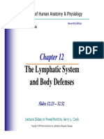 Lymphatic System and Body Defenses 1cdnedlio N Marieb Chapter 12 The Lymphatic