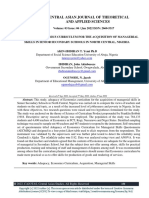 Adequacy of Economics Curriculum For The Acquisition of Managerial Skills in Senior Secondary Schools in North Central, Nigeria