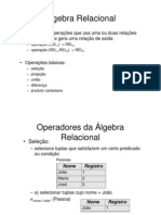 Banco de Dados - EP - Aula 03 - Álgebra Relacional