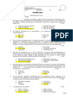 Examen Final: Fecha de Aplicación: 21-12-2022