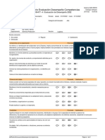 Formulario Evaluación Desempeño Competencias