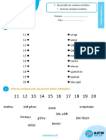 Nombres en Lettres Jusqua 20 2