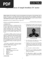 Brushless DC Motor Report