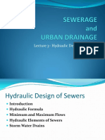 Lect3 - Hydraulic Design of Sewers