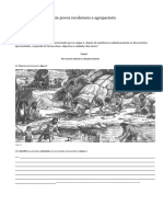 Teste HGP 5 Ano Povos Recoletores Nomadas e Produtores Agropastoris