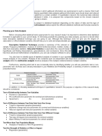 Planning Data Analysis