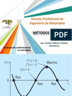 II Unidad - Sesion 6 - Optimizacion Unidimensional No Restringida