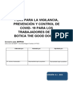 Plan para La Vigilancia, Prevención y Control de Covid - 19