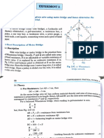 Meterbridge Experiment