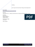 C and Phi From Direct Shear Test