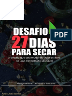 Ebook Principal Desafio 27 Dias para Secar