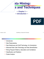 Data Mining: Concepts and Techniques: - Chapter 1 - Introduction