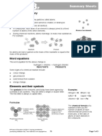 8f Summary Sheets