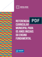 Referencial Curricular Municipal para Os Anos Iniciais Do EF Versao Onli... 1