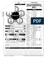 Ficha Ordem Paranormal Auto 1.0