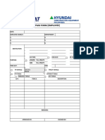 Employee's Gatepass Form