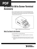 NI-9949 Terminal Block For 9237