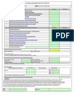 Investment Declaration Form - 2022-2023