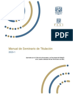 Manual de Seminario de Titulación 2023-1