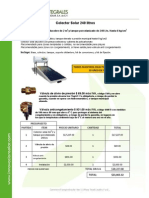 Calentador de Agua Solar Axol-240lts Zonas Frias