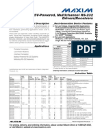 +5V-Powered, Multichannel RS-232 Drivers/Receivers: General Description Next-Generation Device Features