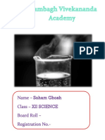 Study of Rate of Evaporation of Different Liquids Class 12