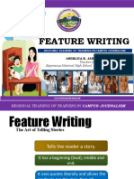 Feature Writing