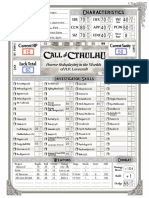 Character Sheet - Mariano Montenegro