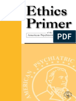 American Psychiatric Association, Susan C. Jenkins - Ethics Primer of The American Psychiatric Association (2001)