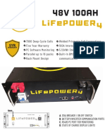 EG4 Lifepower4 48V100Ah Spec Sheet 1.0.1